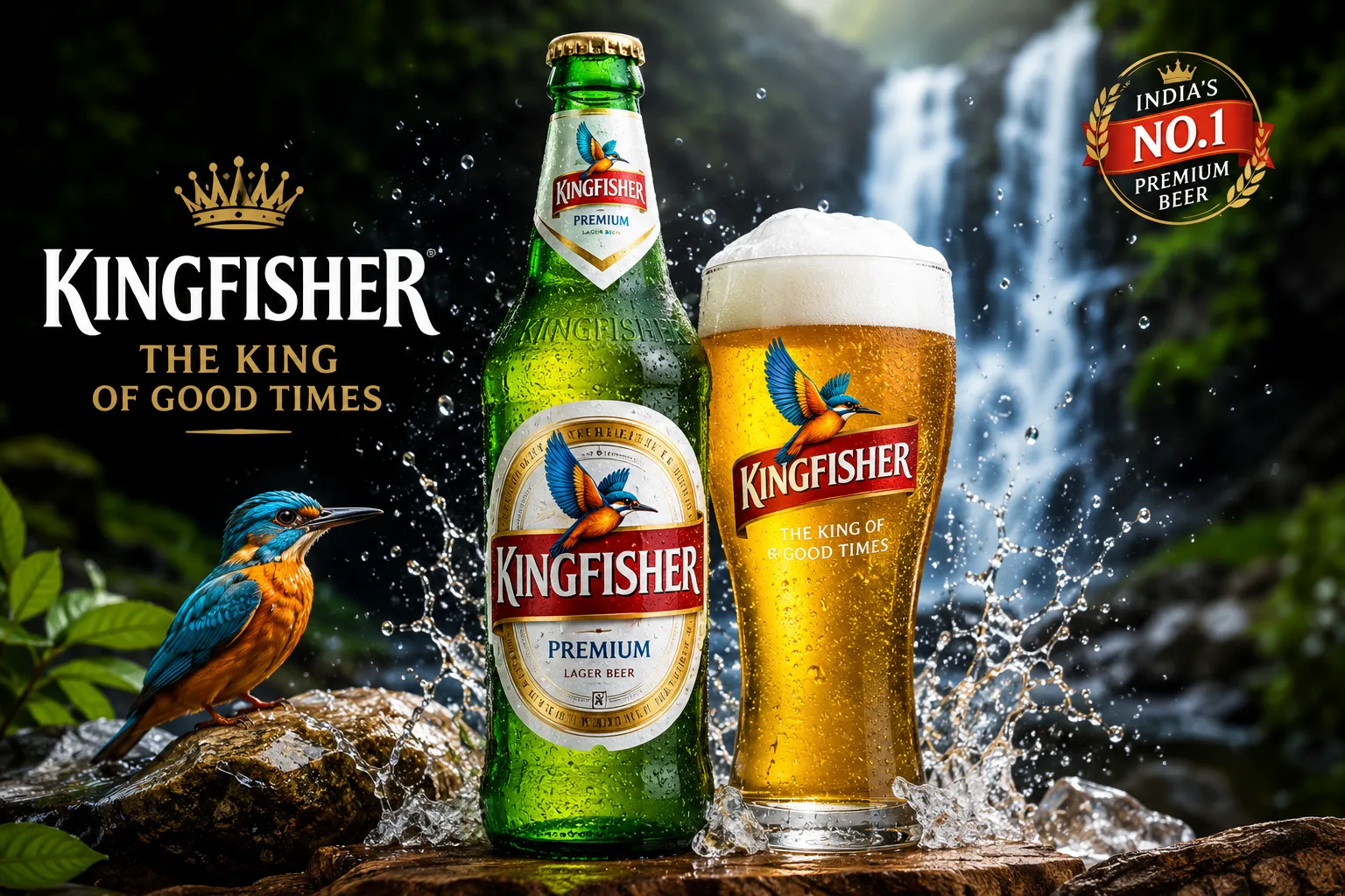 Kingfisher-beer