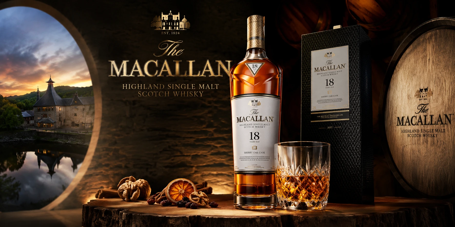 macallan whisky banne